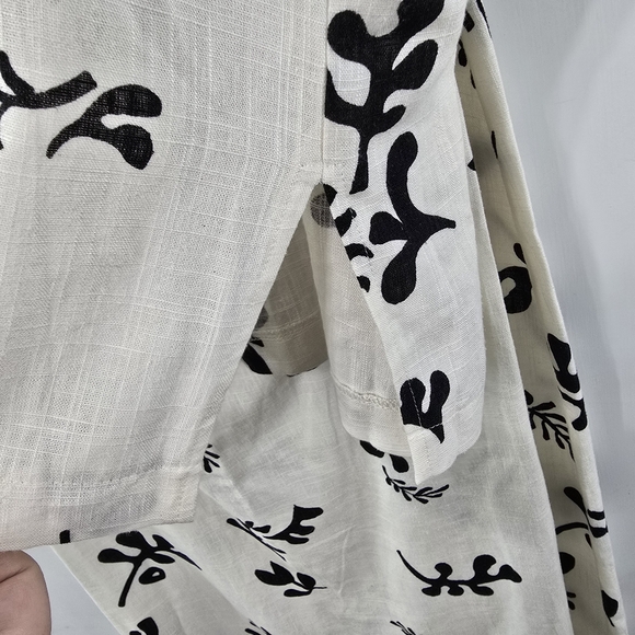 Anthropologie SET Paper Heart Strapless Tube Maxi Dress And Camp Shirt Linen L - Picture 14 of 16